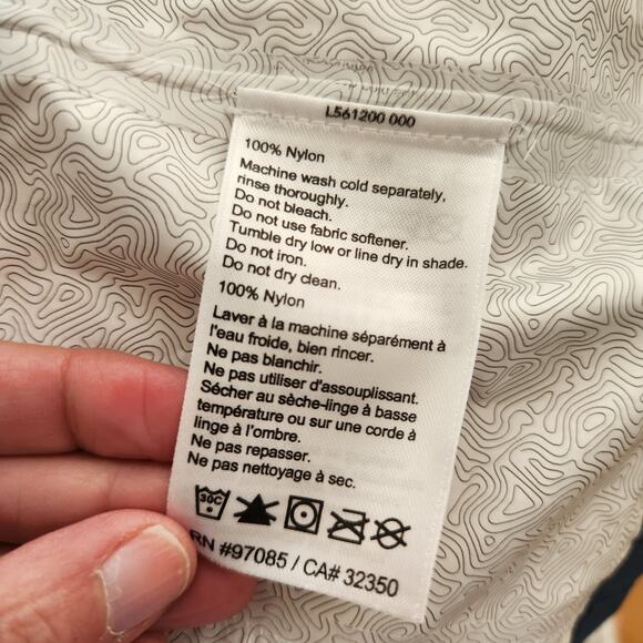 FLAW Outdoor Research Apollo Jacket XL Womens Rain Hooded Full Zip Blue Green - Picture 11 of 16